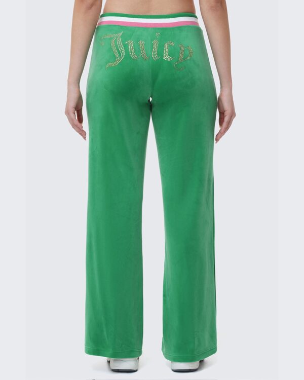 Juicy Couture Heritage Stripe Bling Velour Track Pants – Kiwi