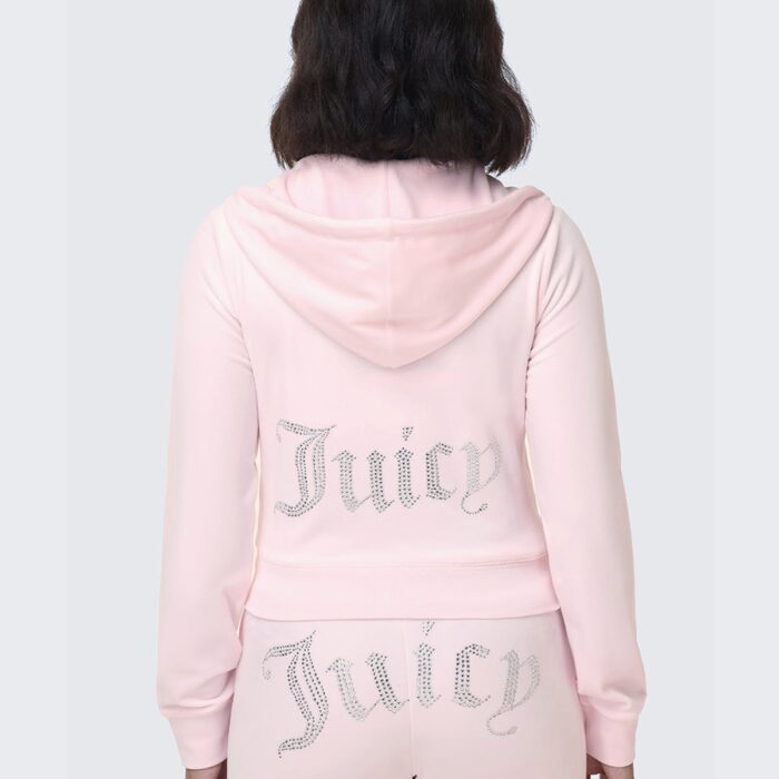 Juicy Couture OG Big Bling Velour Hoodie – New Soft Glow